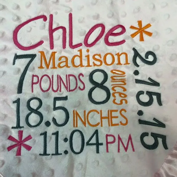 Chloe Madison Embroidery Design T Shirt