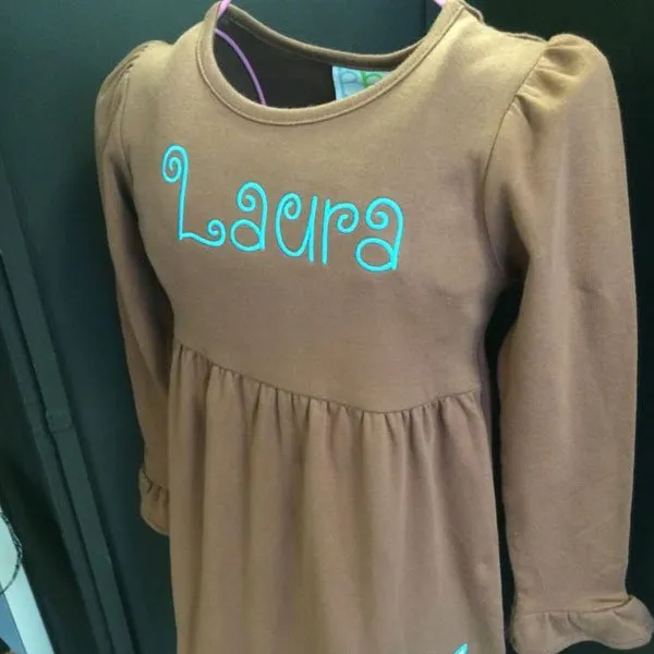 Laura Embroidery Design Girls Dress