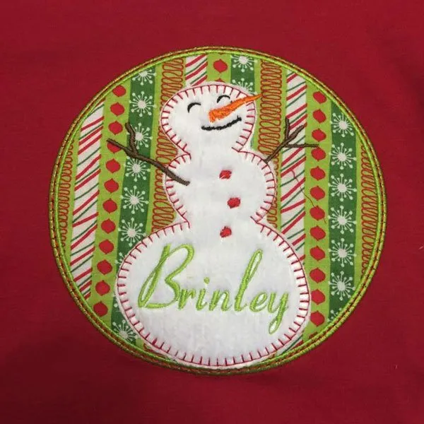 Brinley Santa Embroidery Design