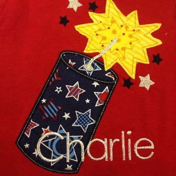 Charlie Stars Embroidery Design