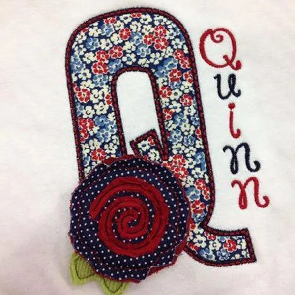 Quinn Embroidery Design for Cloth