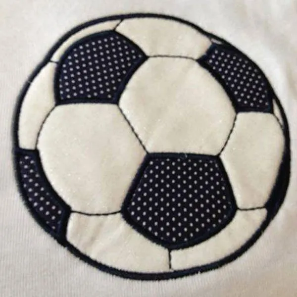 Football Iron on Patches Design T Shirt