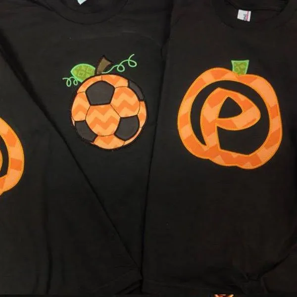 Personalized Pumpkin Black T shirt